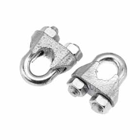 Wire rope clips - inox