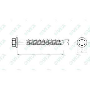 DIN 1473, ISO 8740, UNI 7587 Grooved pins, full-length parallel grooved