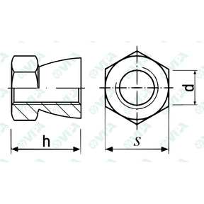 ISO EN 14399 / 4 tornillería estructural tipo hv de apriete controlado