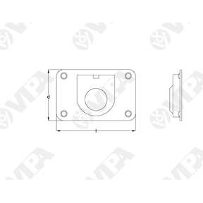 DIN 4727 Form B magnetic rivet nut holder with ring SDS PLUS