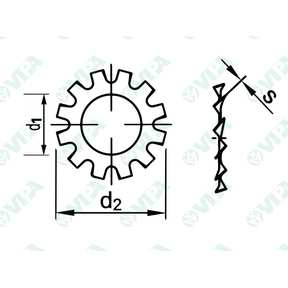 DIN 7973, ISO 1483, UNI 6953 slotted countersunk raised head tapping screws