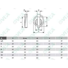 DIN 9021 sim, ISO 7093 sim, UNI 6593 sim wide flat washers non-standard sizes and thicknesses